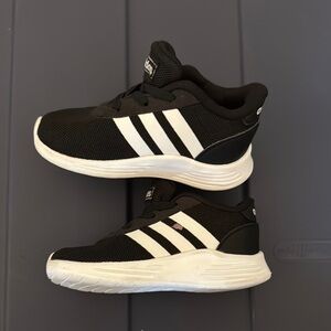 Adidas Kids Black and White Sneakers